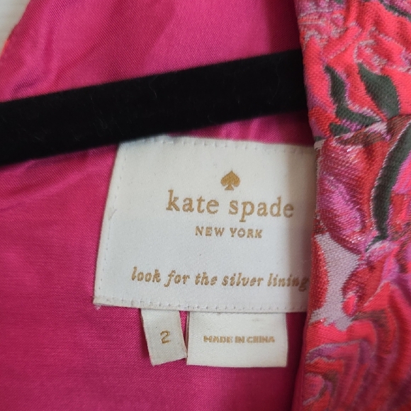Kate Spade Pink Floral Mini Dress - Picture 2 of 4